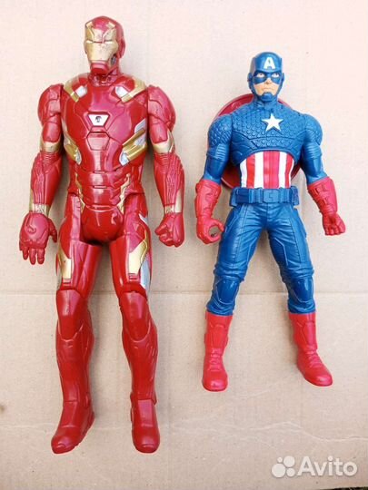 Детские игрушки капитан америка и железный человек