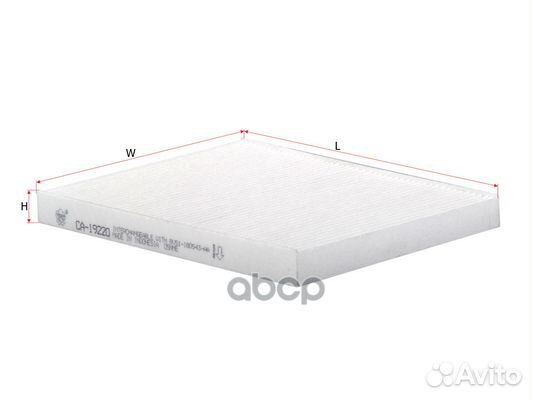 Фильтр салона ford fiesta 08- CA19220 CA19220