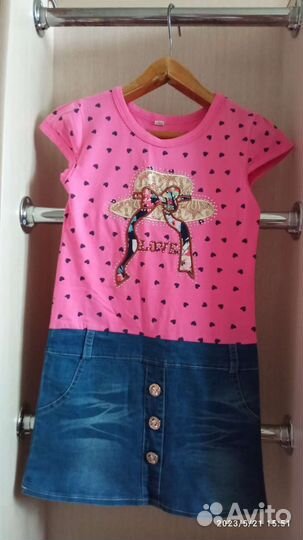 Летнее платье для девочки