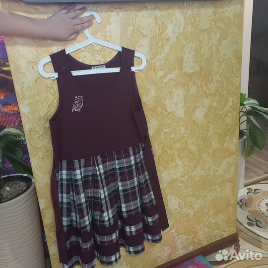 Школьный сарафан 164