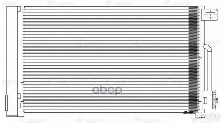 Радиатор кондиционера lrac2140 luzar