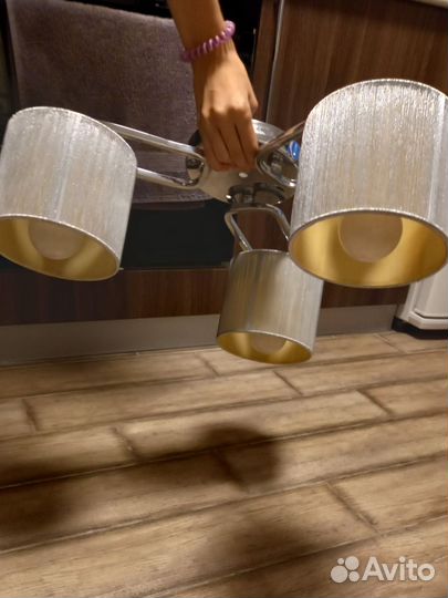 Люстра потолочная бу