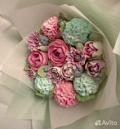 Съедобный букет из зефира