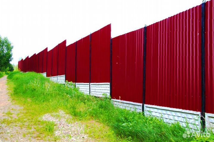 Забор из профнастила