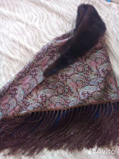 Платок шаль с норкой(обмен)