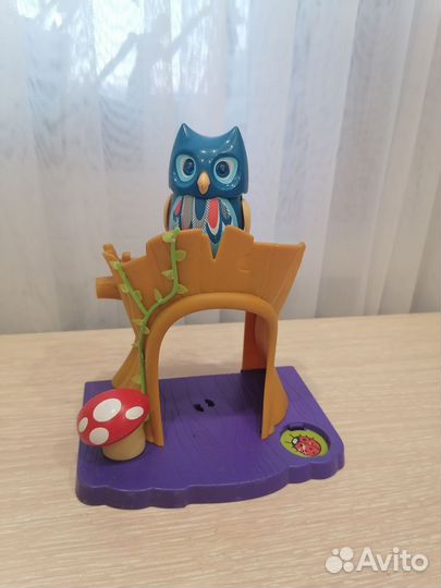 Игрушечная сова с домиком