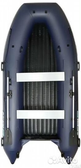Лодка пвх Gladiator E380 PRO темно-синий