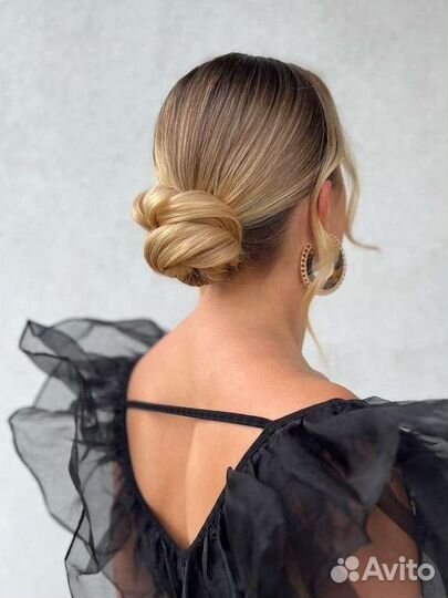 Укладка прическа макияж визажист локоны