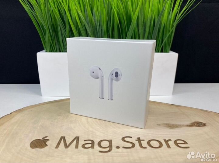 Airpods 2 IOS 17 + Android + Horizon Чип редкий