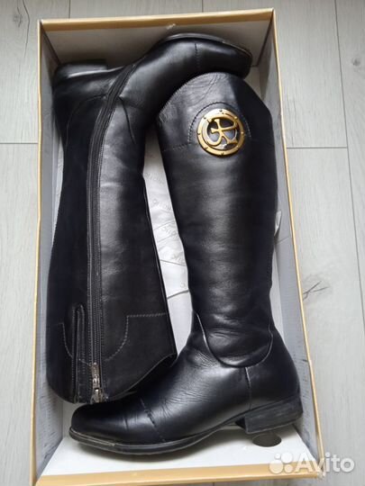 Сапоги демисезонные натуральная кожа, Турция