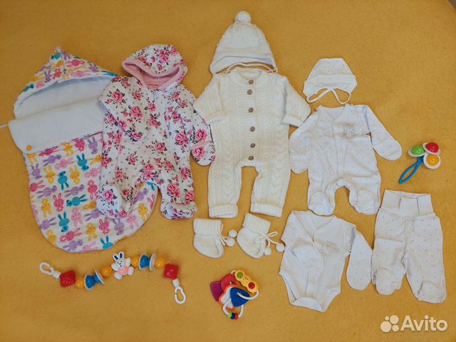 Комплект на выписку весна-лето девочке, конверт