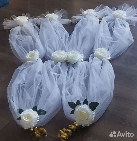 Свадебные ленты на капот