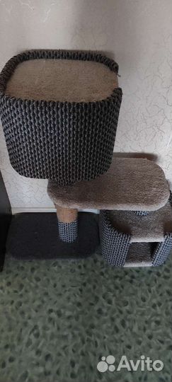 Когтеточка домик для кошки бу