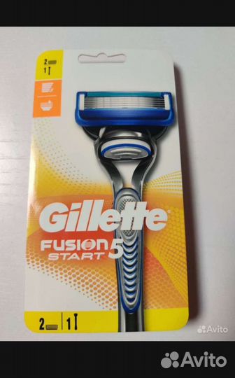 Станок с 2 кассетами Gillette fusion