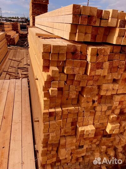 Брус обрезной 200х200х6000мм