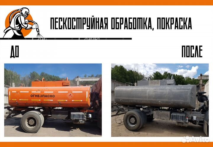 Пескоструйная обработка, покраска