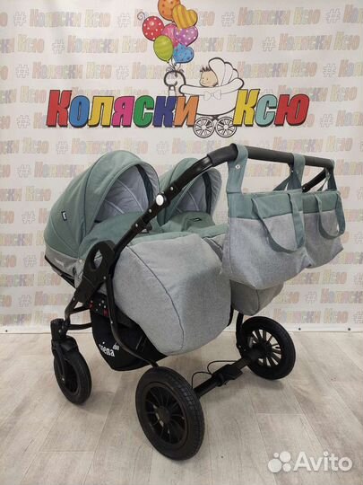 Коляска модульная для двойни Rant Siena Duo