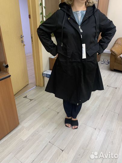 Плащ-парка свингер 52 р-р новый