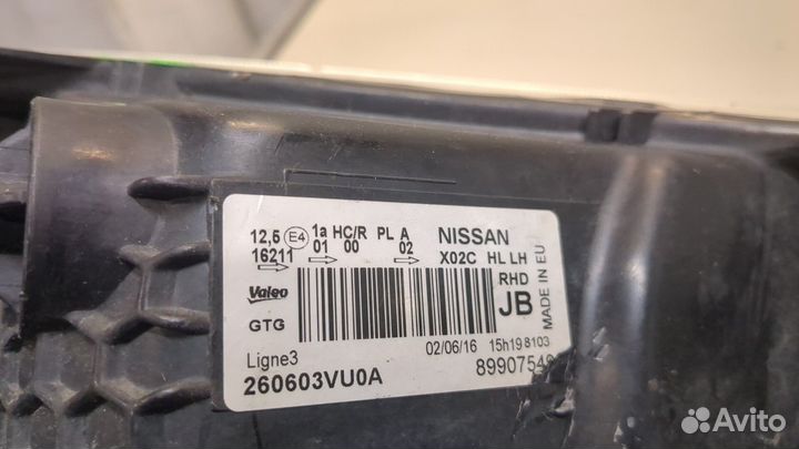 Фара (передняя) Nissan Note E12 2012, 2016