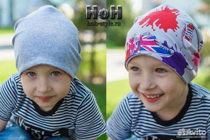 Шапка+снуд 2-х сторонние