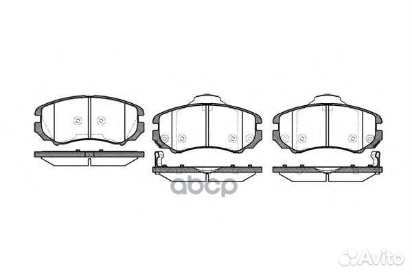 953 02 D11148M-01964 002B-SX колодки дисковы