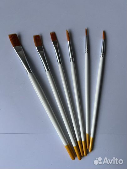 Кисточки, лопатки, пищевые краски, кондитер