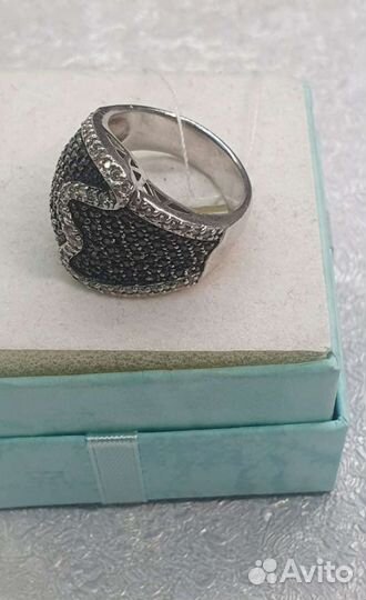 Серебряное кольцо 8,92 гр., р.17,75
