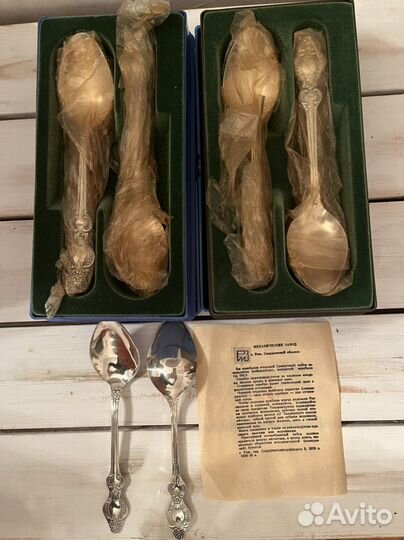 Столовые приборы мельхиор СССР