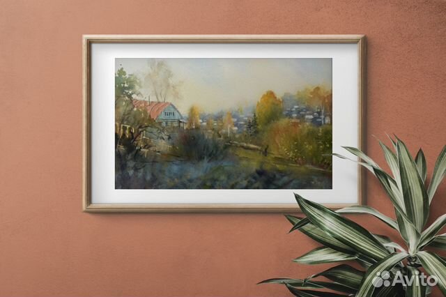 Картина Акварель пейзаж