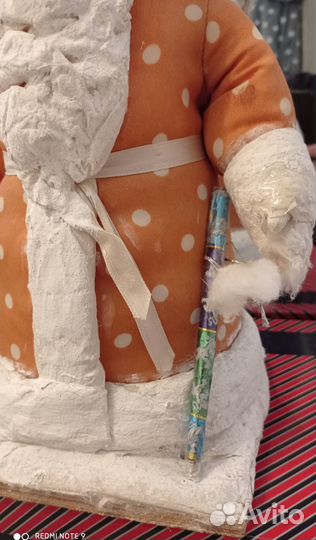 2 деда мороза СССР и снегурочка фарфор