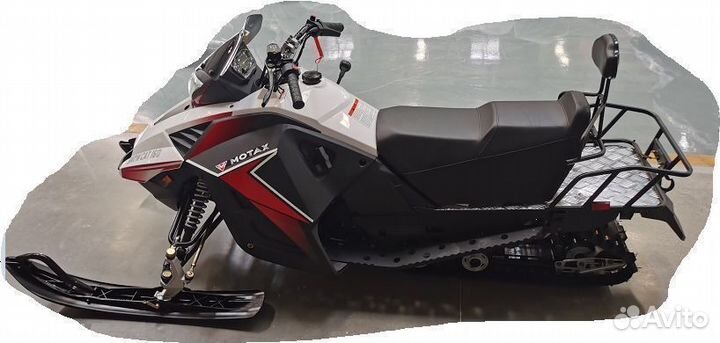 Снегоход Motax Snow Cat 180 красно белый