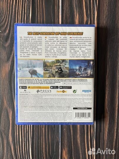 Snowrunner ps5 (диск новый)