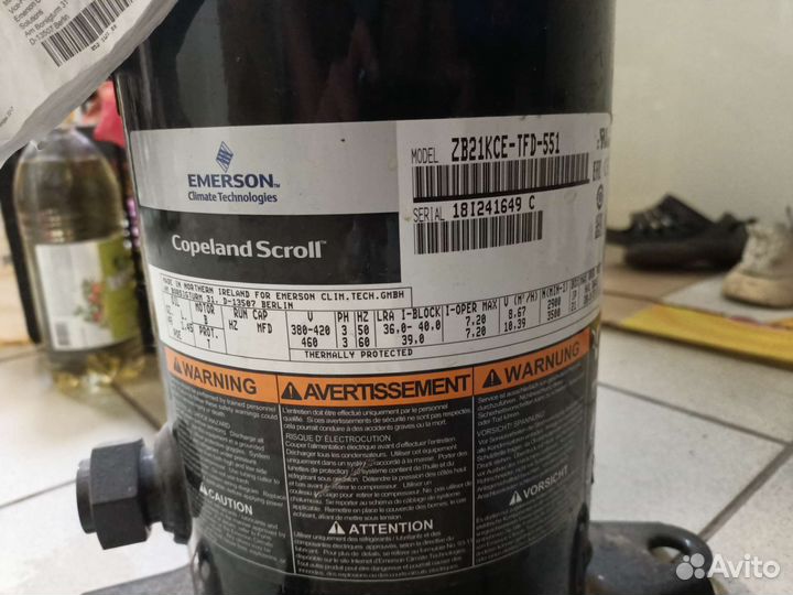 Компрессор ZB21KCE-TFD-551