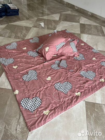 Постельное белье евро новое