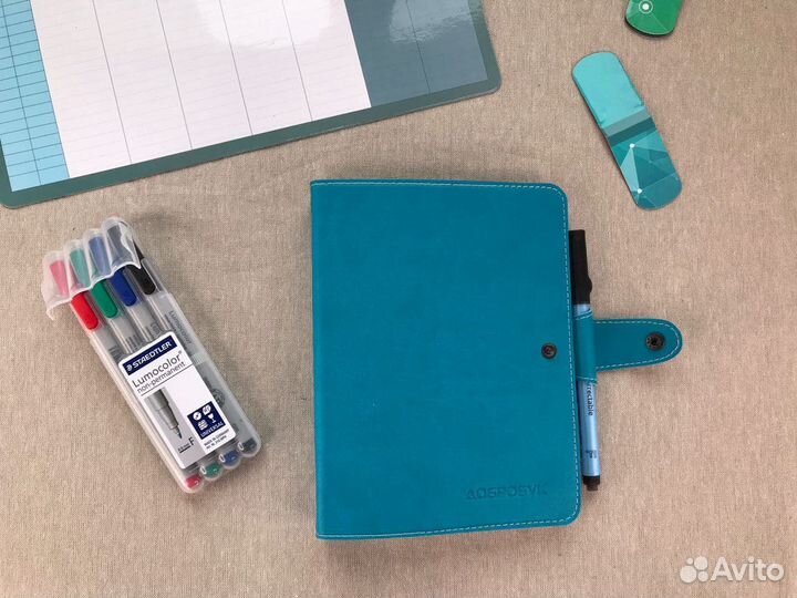 Ежедневник многоразовый в эко коже. формат А5