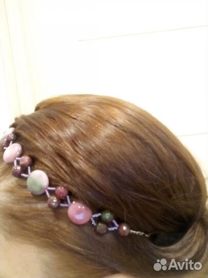 Ободок для волос ручной работы