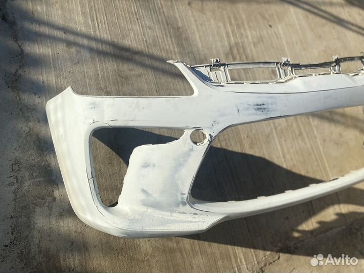 Передеий бампер на kia rio 2017