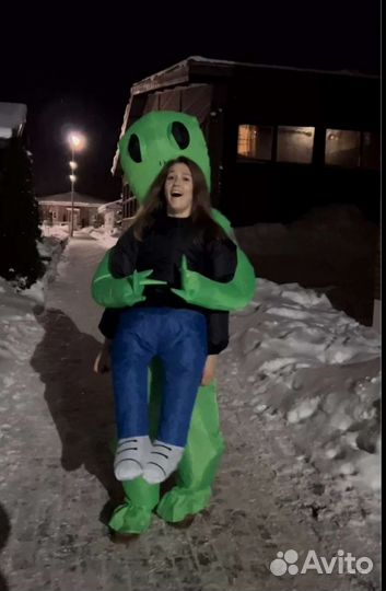 Надувной костюм Инопланетянин новый
