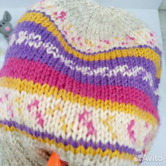 Шапочка для новорожденного новая