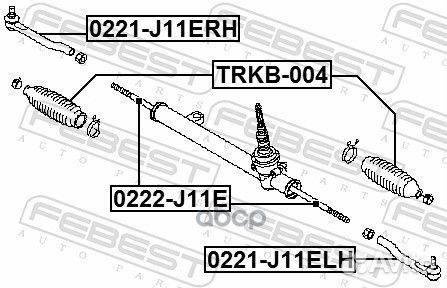 Тяга рулевая nissan qashqai UK make J11E 2013