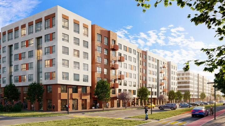 2-к. квартира, 58,4 м², 3/7 эт.