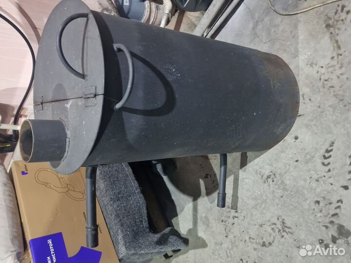 Печь для бассейна на дровах