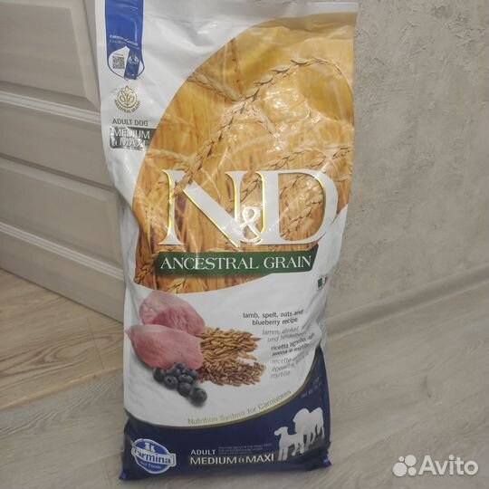 Корм для собак Фармина Ягнёнок 12кг