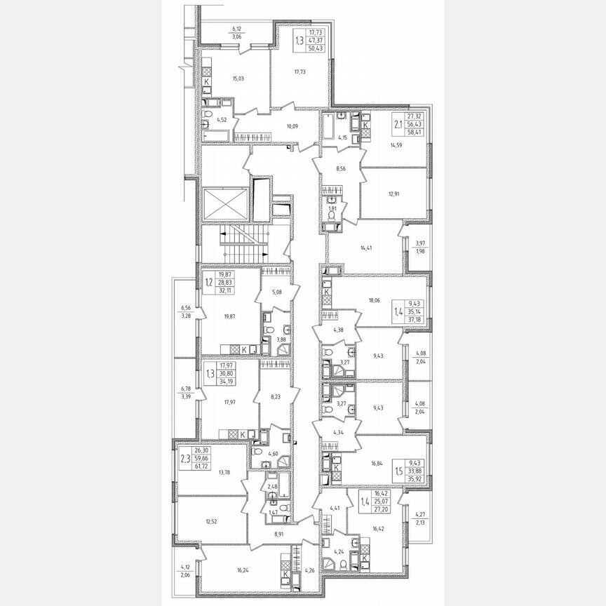 Квартира-студия, 34,2 м², 4/8 эт.
