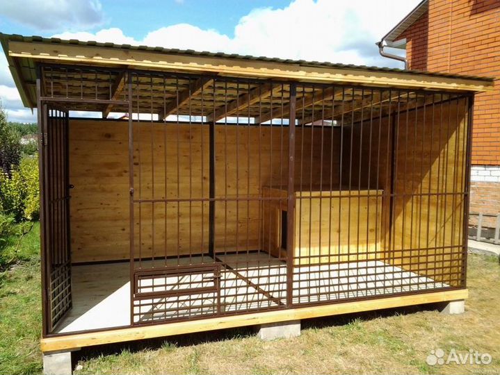 Вольер для собак уличный утепленный