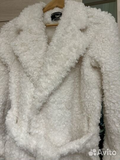 Шубка пальто барашек тедди