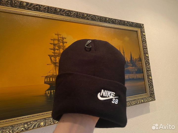 Зимний комплект 3в1 Шапка и перчатки Nike