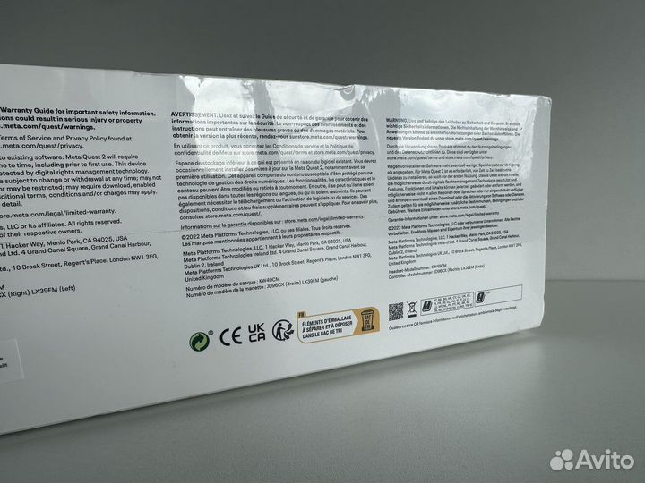 Oculus Quest 2 128gb Новые очки гарантия обмен