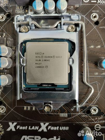 Материнская плата, процессор, память, кулер цп