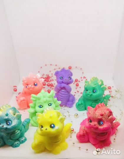 Мыло ручной работы дракон